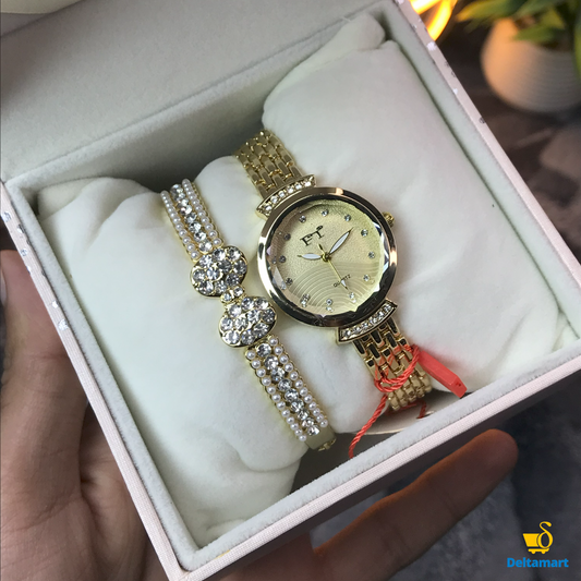 FT Watch + Bracelet For Women