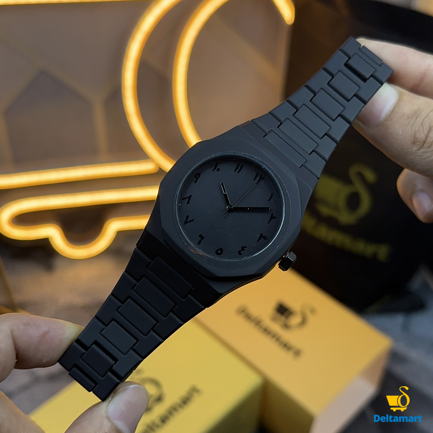 Aura Arabic Dial (Carbon Material)